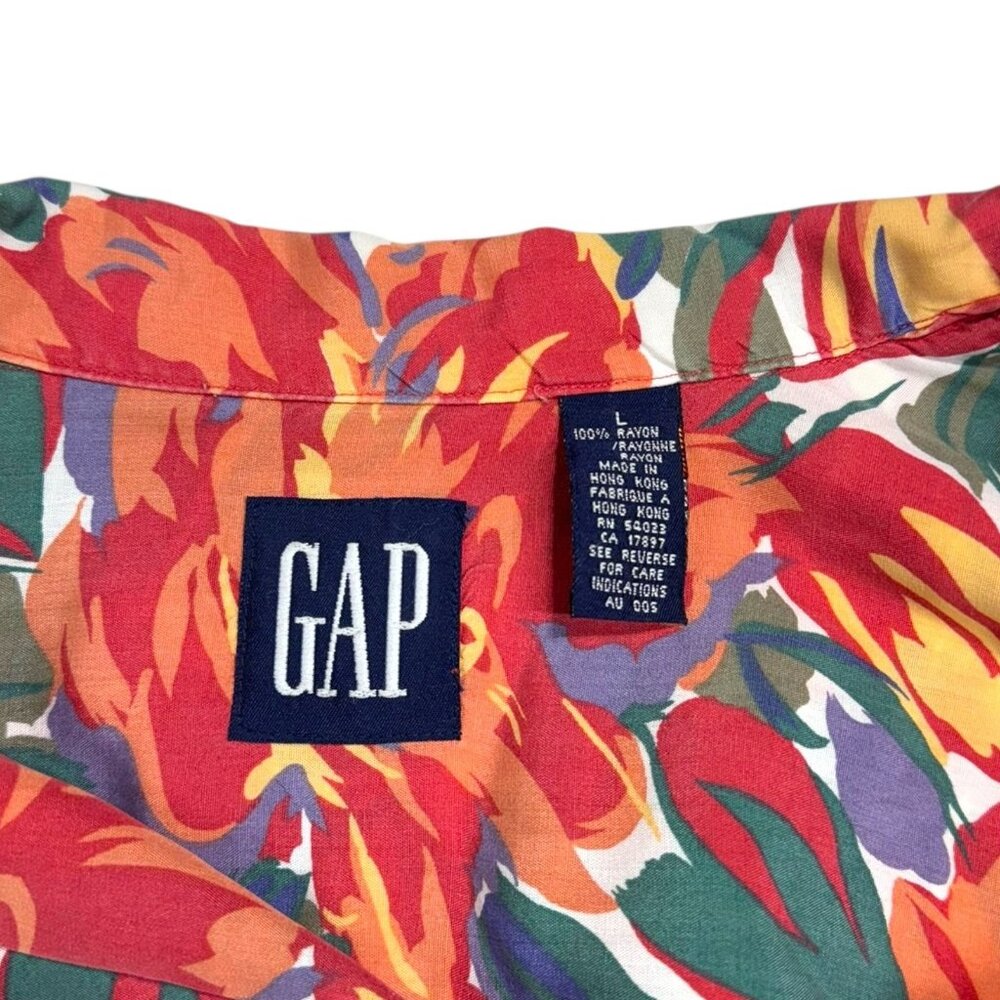Vintage GAP Button Front Shirt Multicolor Size Large - Picture 3 of 6